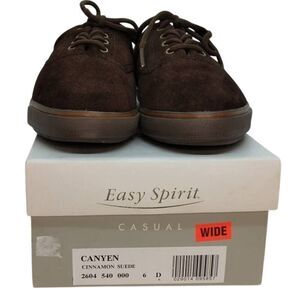 Easy Spirit Canyen Men's NEW w/Box Cinnamon Brown Suede Casual Shoes - size 6W
